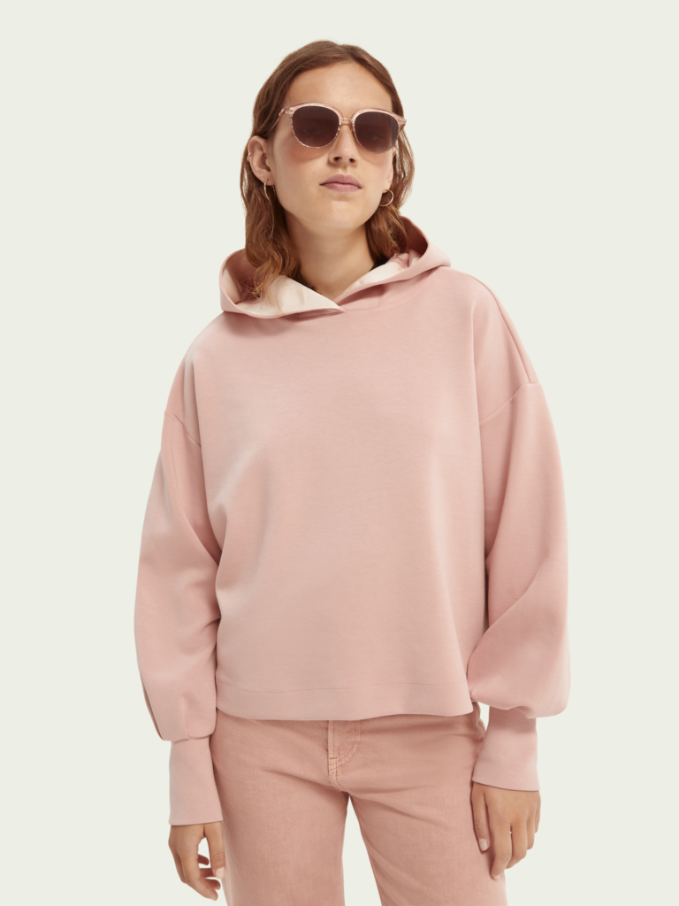 Scotch and Soda Sustainable Pink Hoodie