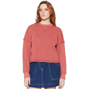 Back Beat Co. Organic Cotton Waffle Knit Pullover – Women’s