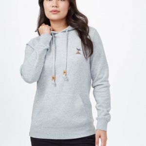 Palm Sunset Embroidery Hoodie