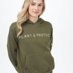 Plant & Protect Hoodie (OLIVE NIGHT GREEN HEATHER / XS)