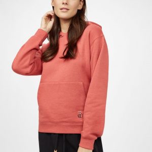 Thumbs Up Hoodie (MINERAL RED HEATHER / XS)
