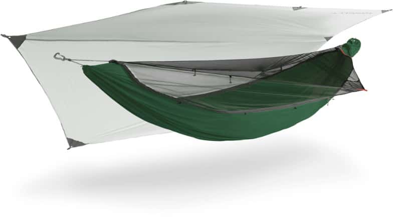 Kammok mantis all-in-one hammock tent made from recycled materials