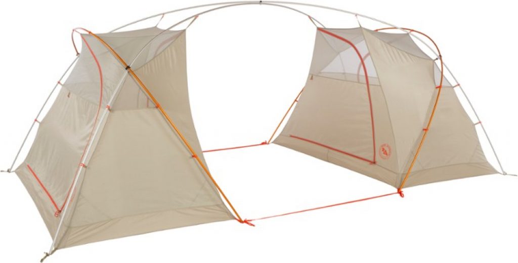 Big Agnes Wyoming Trail 4 person tent for camping - tent frame