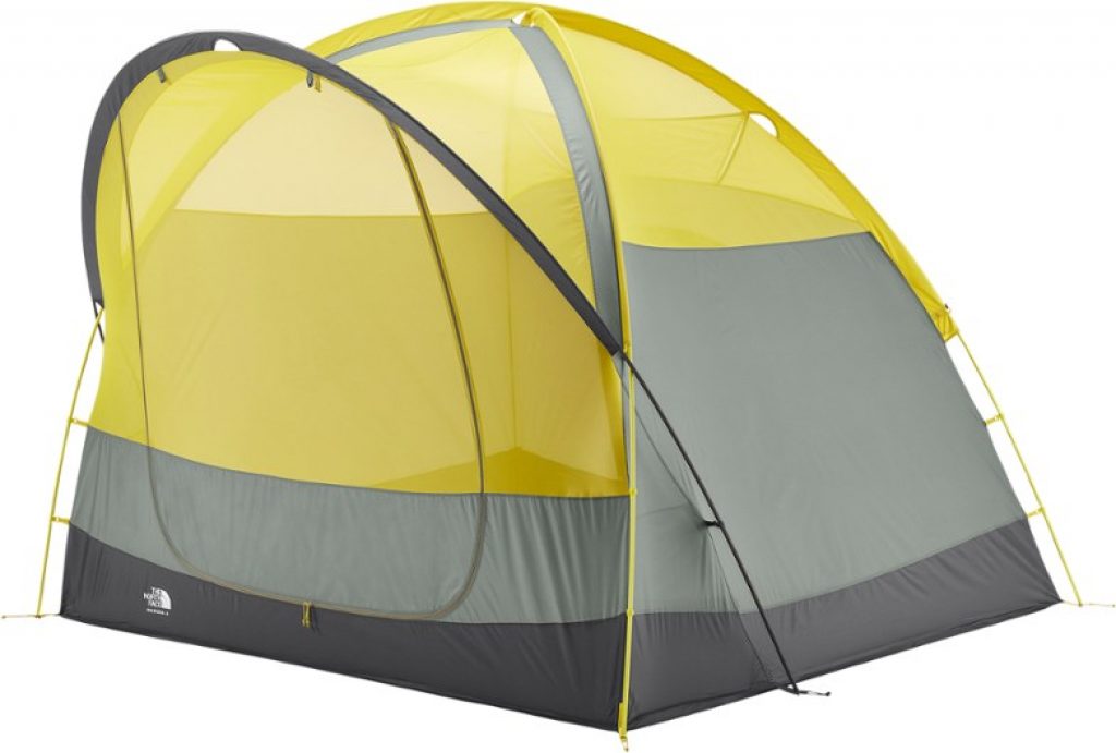 The North Face Wawona 4 person tent for camping - tent frame