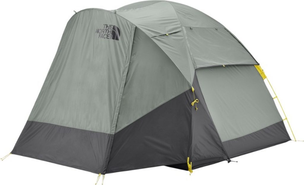 The North Face Wawona 4 person tent for camping - tent rain fly