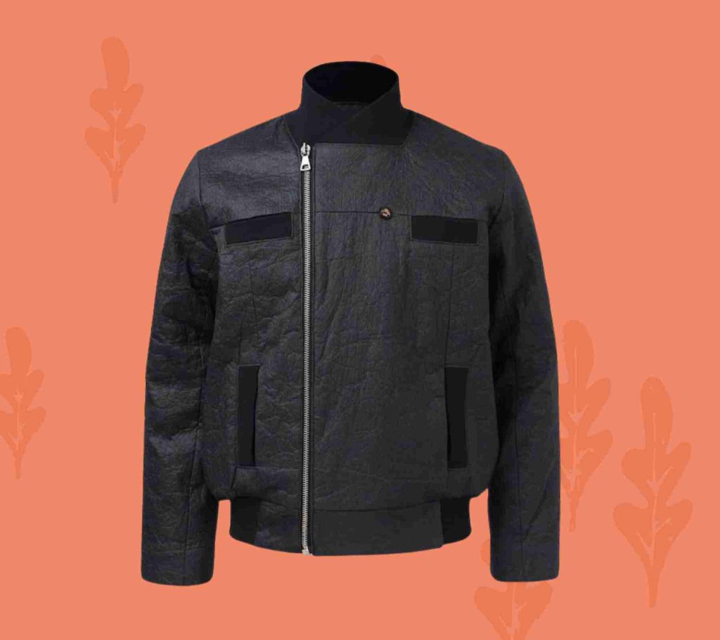 Vegan Leather Bomber Jacket 12 Brands That Make Clothes Made From Recycled Materials