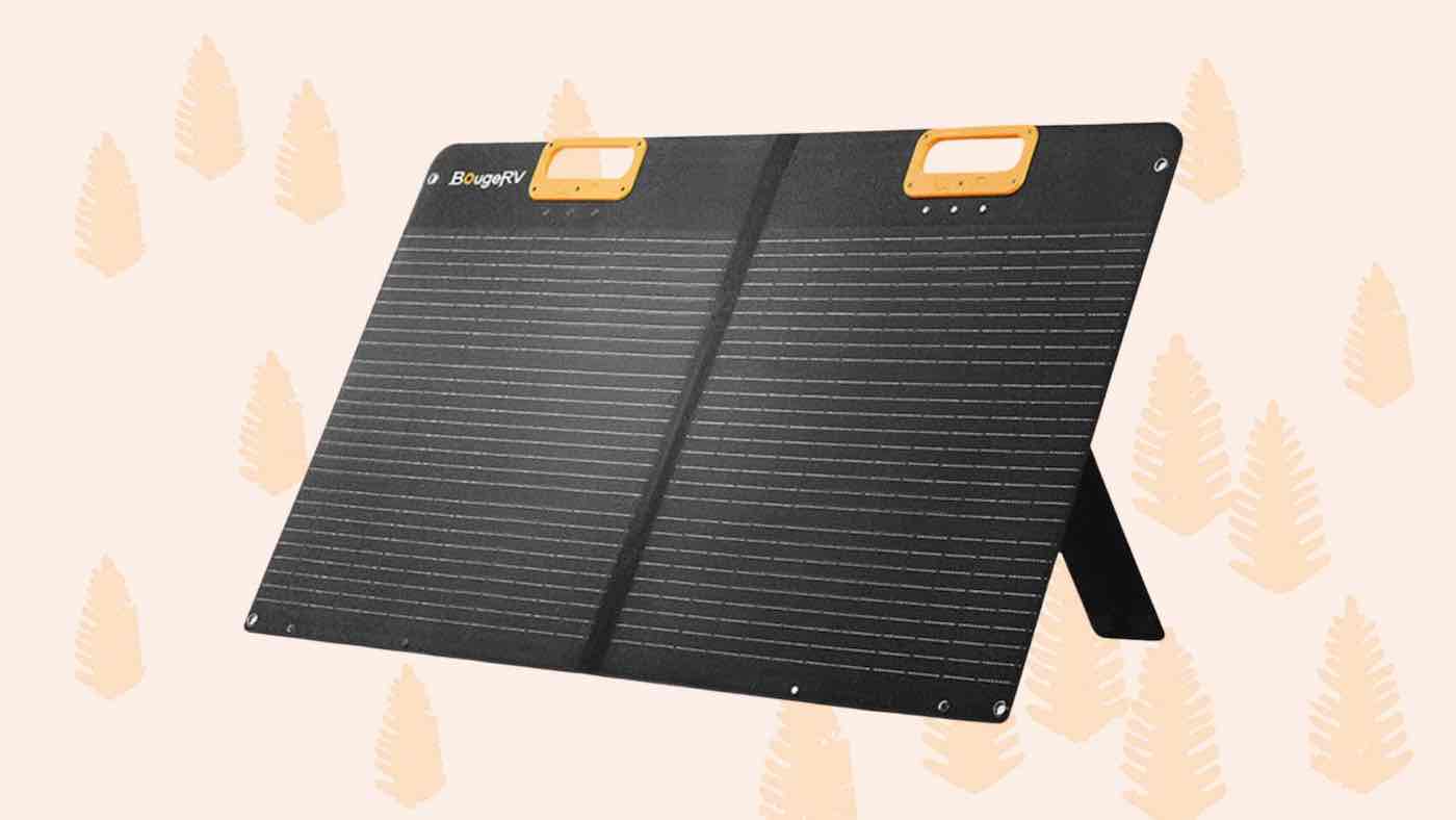 BougeRV 100W 9BB 12V Portable Solar Panel Review