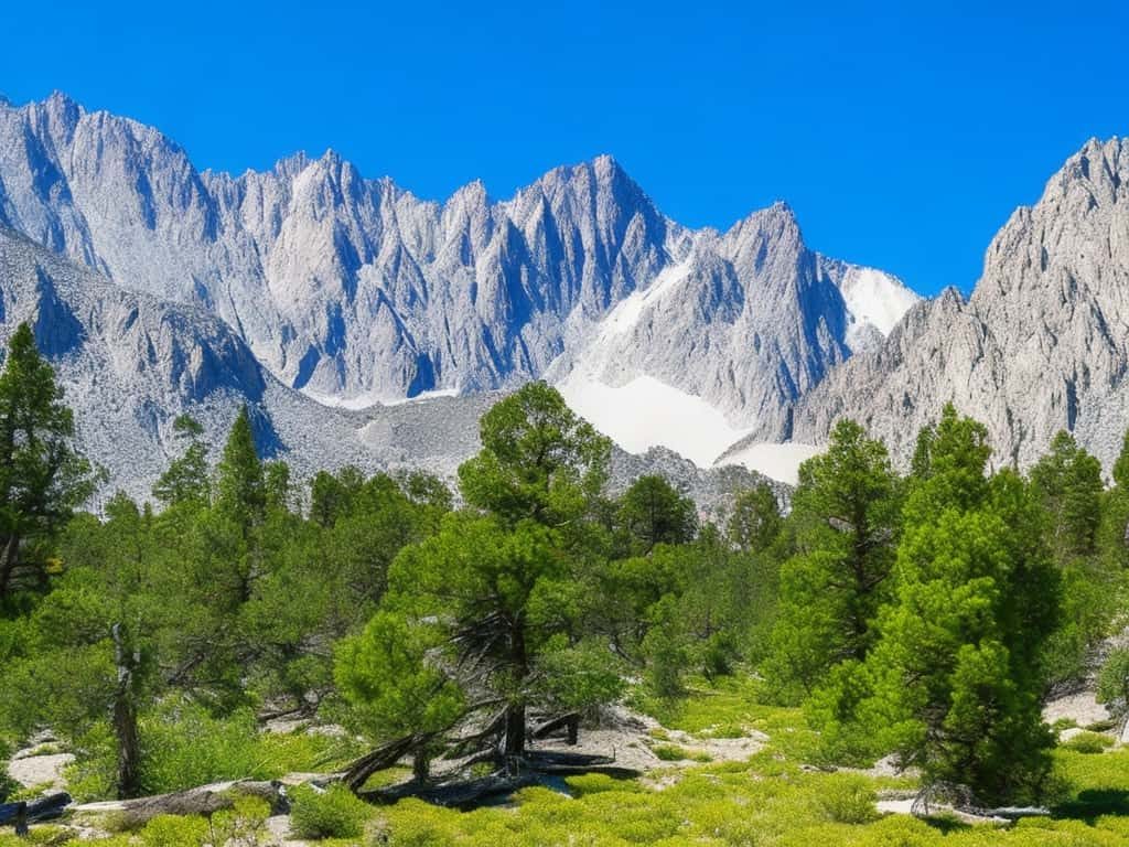 Mount Whitney in the Inyo Forest