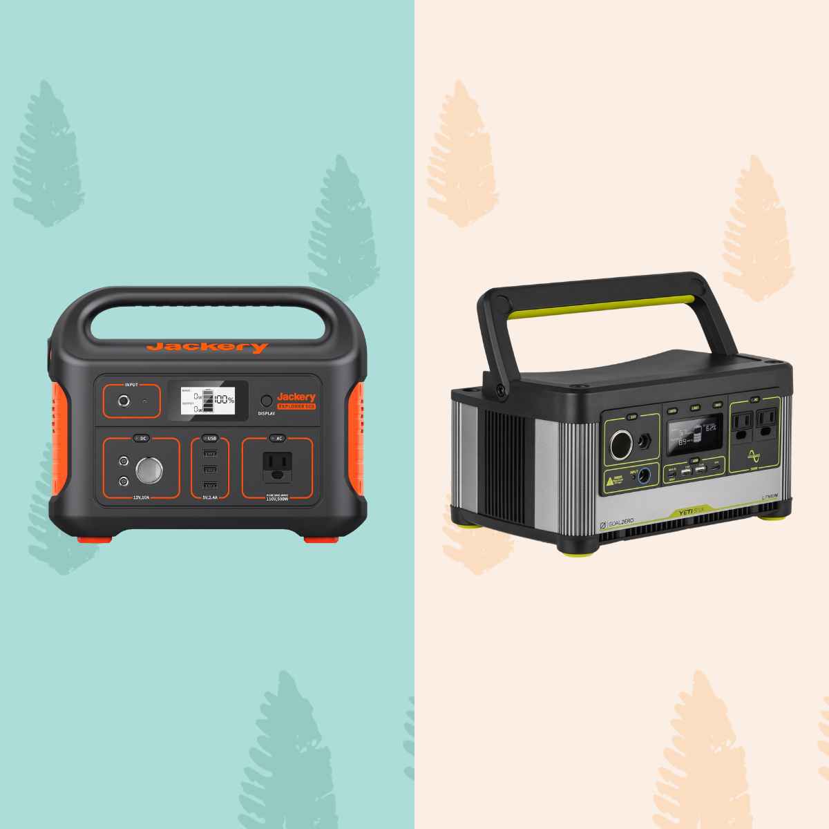 Jackery 500 vs Goal Zero 500x