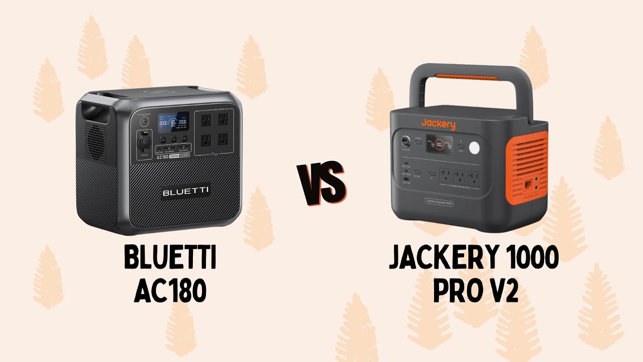 Bluetti AC180 vs Jackery 1000 Pro: How Do They Compare?