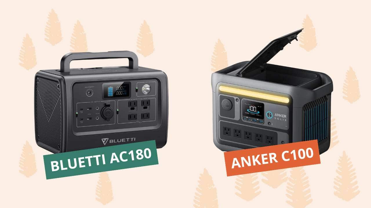 Bluetti AC180 vs Anker SOLIX C1000